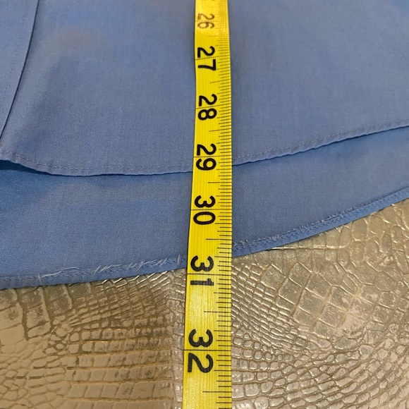 Pierre Cardin Estimated size XL Blue Long Sleeve Button Front Dress Shirt - Picture 7 of 8